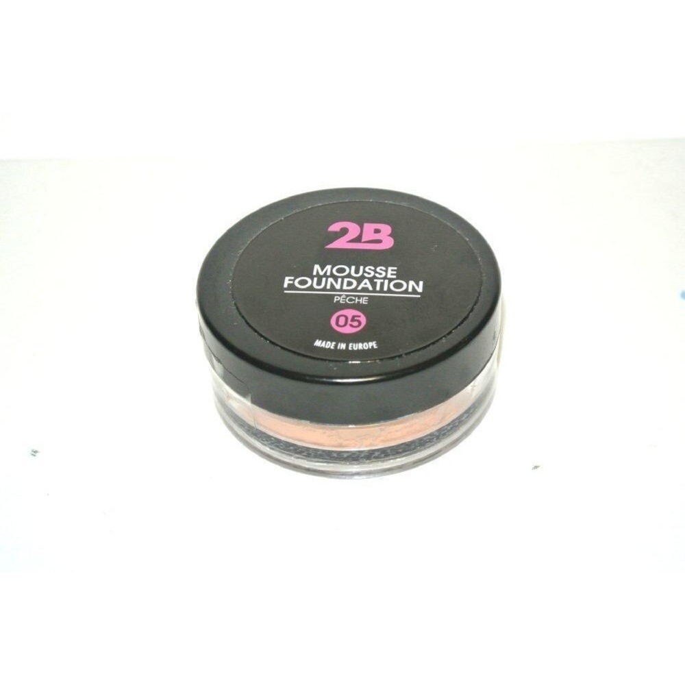 2B Mousse Foundation Water Resistant 05 Peche new sealed 13 g.